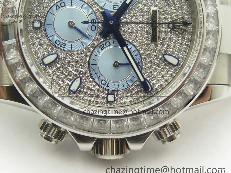 SS Diamond Bracelet BLF Edition Best 116576TBR SS On Dial A4130 Daytona 0415